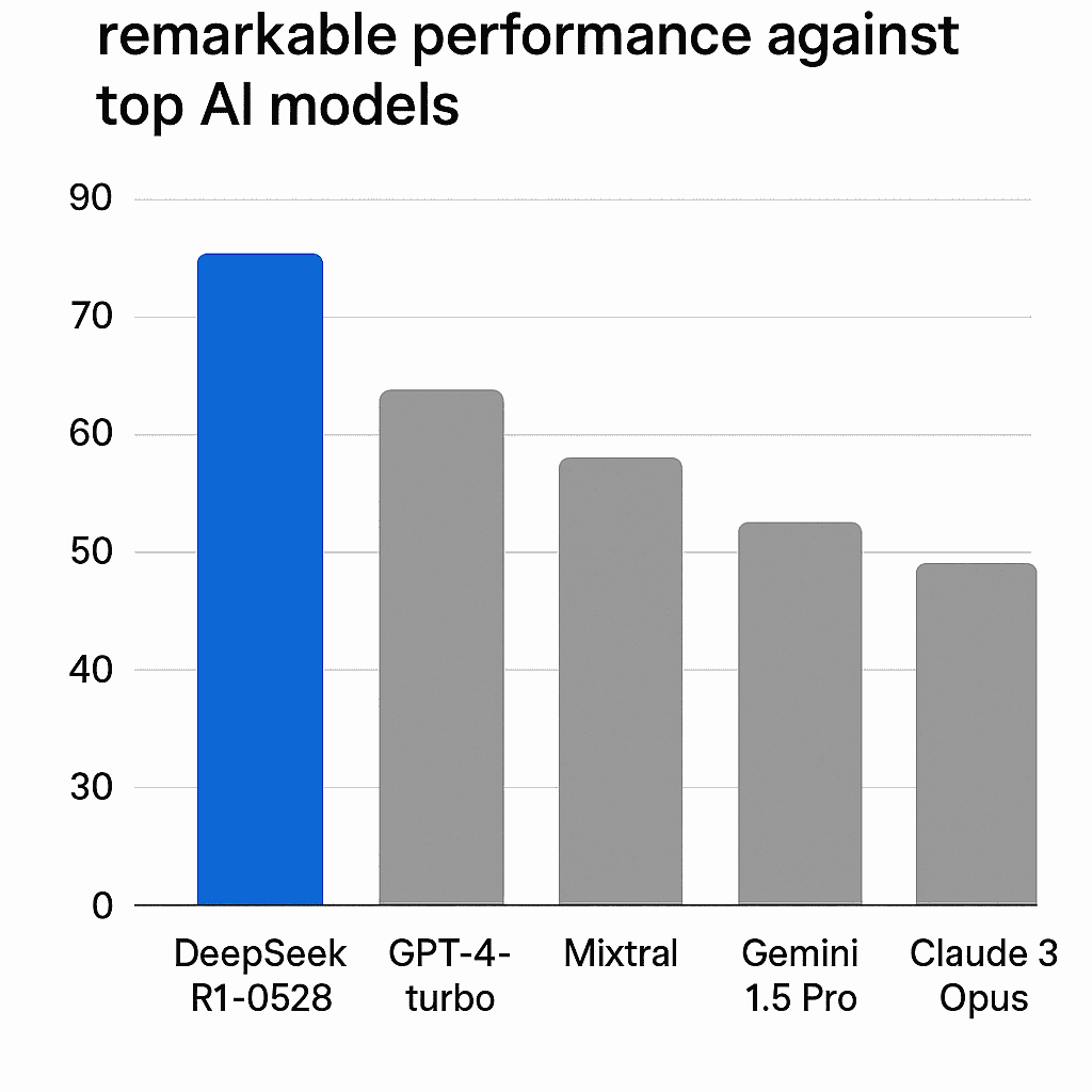 DeepSeek R1-0528 (May '25) demonstrates remarkable performance against top AI models