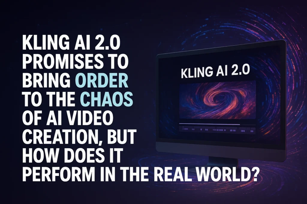 Kling AI 2.0 promises to bring order to the chaos of AI video creation, but how does it perform in the real world?